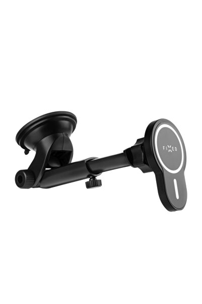 FIXED Suport auto pentru telefon cu încărcare wireless MagClick 15W pentru iOS/Android, bord/parbriz, negru