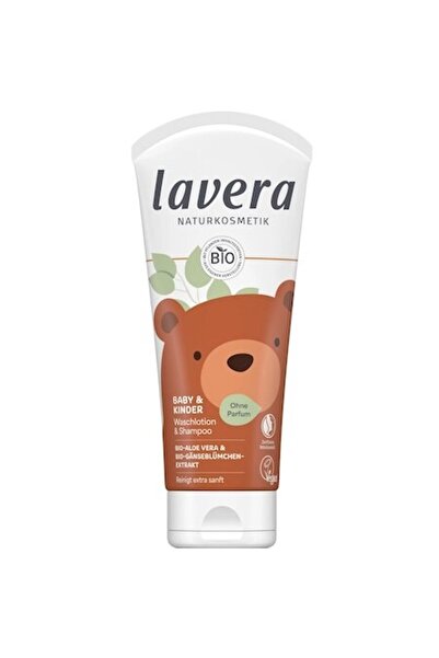 Lavera Σαμπουάν και αφρόλουτρο για μωρά και παιδιά, χωρίς άρωμα, 200 ml -