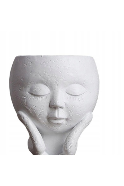 zola Pot for flowers, little girl, resin, 12.5 x 7 x 7 cm