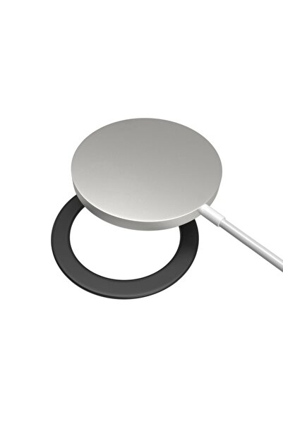 FIXED Μαγνητικός προσαρμογέας, συμβατός με MagPlate, στρογγυλός κόλλα 3M MagSafe, μαύρος