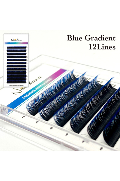 Choice13 8-14 Mix - 12rows 0.07mm C Gradient Blue x12 Ombre Green Red Brown B...