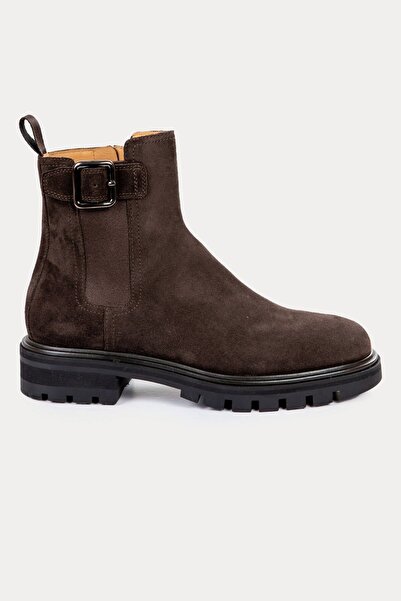 Henderson Nara Lastik Bant Fermuarlı Süet Bot