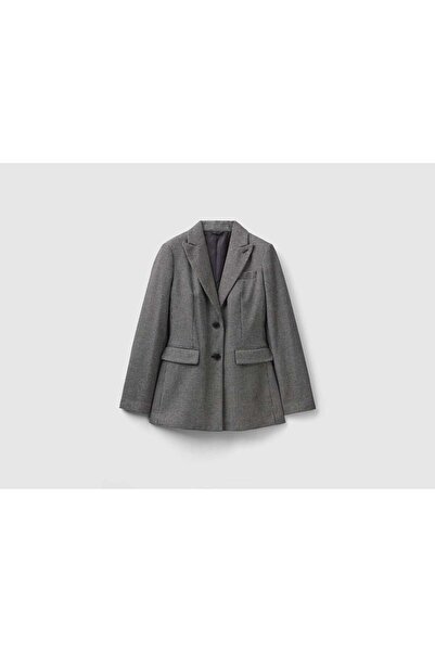 United Colors of Benetton Wide Long Blazer