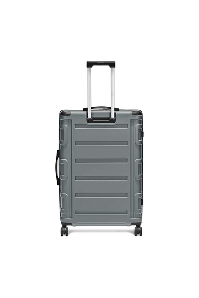 Vip Cyprus 8 Wheel Hard-Shell Luggage, Grey ,Durable Design with TSA Lock, Lightweight (Small Size)
