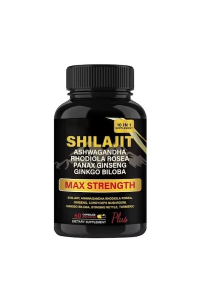 WELLBODY Shilajit Capsule Ashwagandha Max Strength - 60 capsule