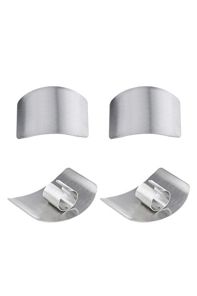 OEM Set of 2 Stainless steel finger guards, 6.3 x 3.5 cm