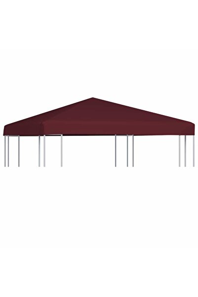 vidaxl Gazebo Top Cover 310 g/m² 3x3 m Bordeaux