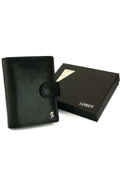 Other CLASSIC MEN'S LEATHER WALLET WITH LEATHER CLOSURE