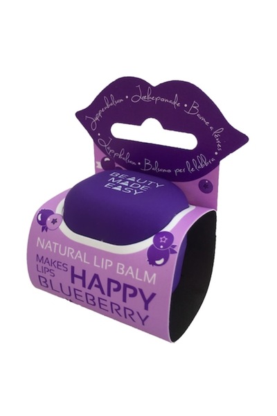 BEAUTY MADE EASY balsam de buze cu afine, Beauty Made Easy, 6,8 g, violet