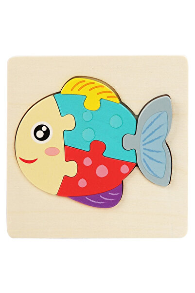 Krista Mini puzzle 3D pastel, 12 modele, lemn