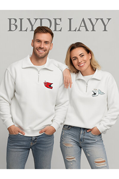 BLYDE LAYY 3-слоен плетен комплект с двойна суитшърт