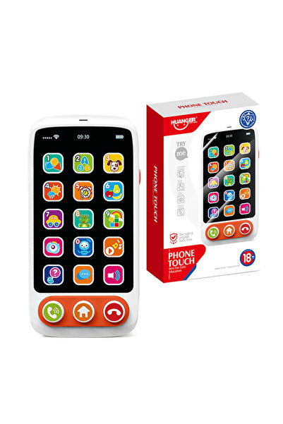 huanger Jucărie interactivă cu ecran tactil, smartphone pentru bebeluși, cu s...