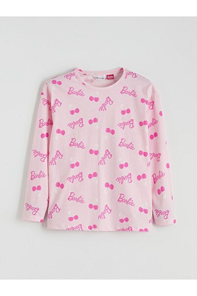 LC Waikiki Crew Neck Barbie Printed Women's Pajama Set