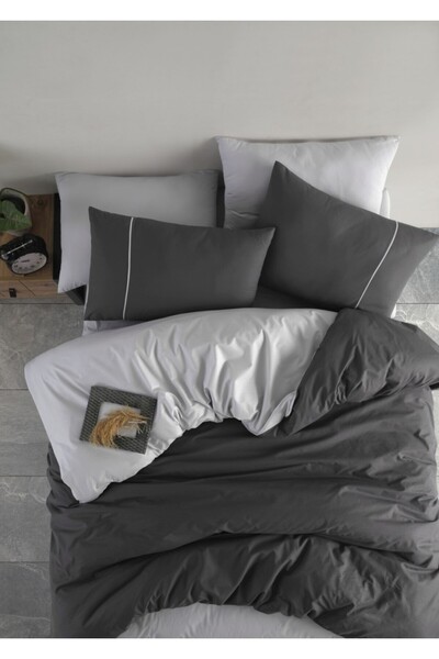 Bahar Tekstil 100% βαμβακερά σεντόνια ranforce, Bahar Home, γκρι Βερολίνου