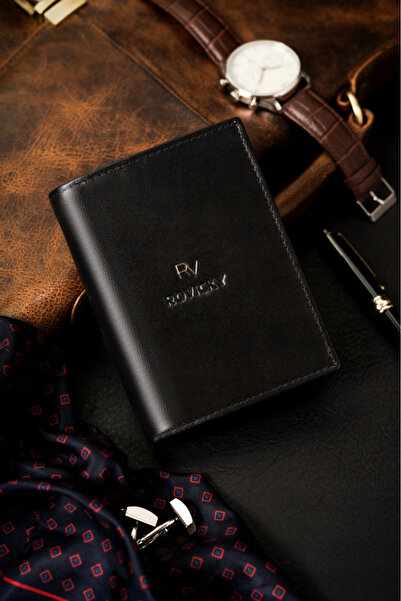 Other Stylish men's leather wallet without clasp - Rovicky