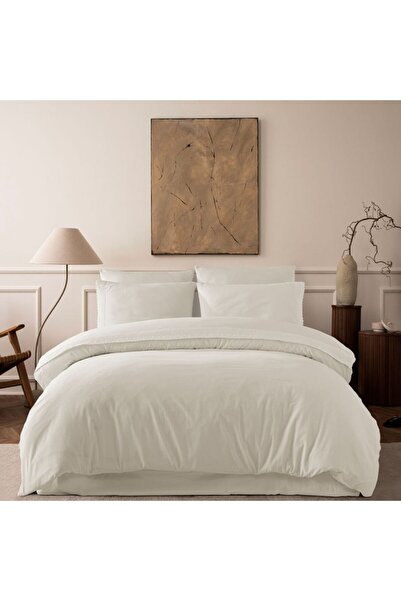 Bahar Tekstil Διπλά σεντόνια με κροσέ δαντέλα, 100% προπλυμένο βαμβάκι ranfor...