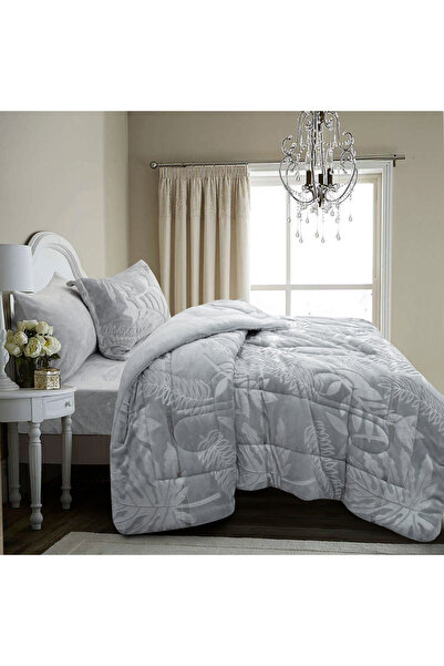 sadir Linda Luxury Velvet Winter Duvet Set, Single and a Half, 4 Pieces