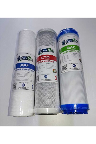 FİLTRE Açık Kasa Su Arıtma Cihazları İçin 6 li Seti Puretech