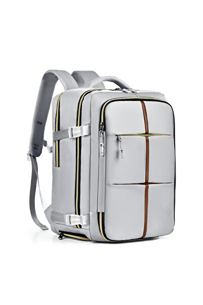 zola Travel backpack, Zola, 4 compartments, pockets, USB port, waterproof, 42x21x28 cm, light gray