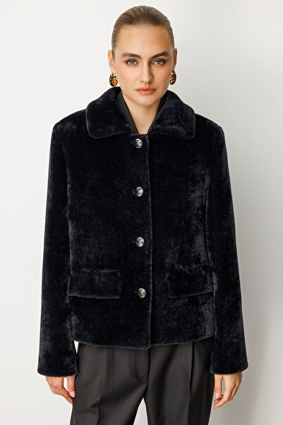 Ekol Torba Cepli Plush Coat 6025