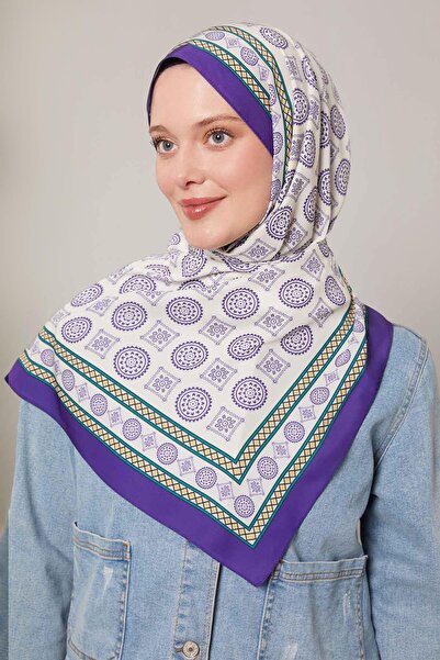 Levidor Mor Motif Desen Club Şal