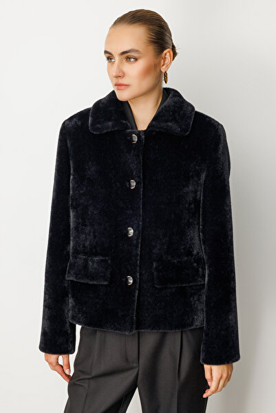 Ekol Torba Cepli Plush Coat 6025