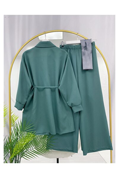 YEDİLALE Windshield with Belt at the Waist Double Set