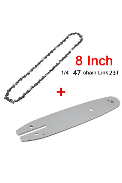 choice2 سلسلة ودليل 47DL، 8 بوصات، خطوة 1/4 بوصة، 0.043 بوصة، 47 وصلة قيادة، ...