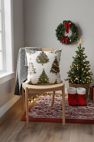 Evdek Christmas Throw Pillow Cover Ds43