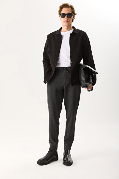 VENA Men's Buttoned Knit Cardigan - Black