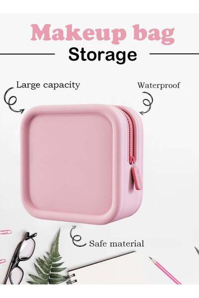 X SPRING Mini Ins Fashion Travel Cosmetics Outdoor Storage Bag for Womens Pink