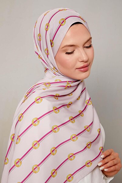 Levidor Lilac Striped Ring Pattern Club Shawl