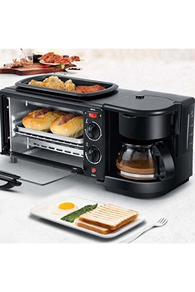 Arabest 3 in 1 Breakfast Maker,Multifunctional Frying Pan,Oven,Non-stick Mate...