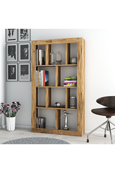 Remaks Girne Dekoratif Kitaplık - Atlantik Çam