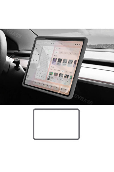 TESLA PROTECȚIE PENTRU CADRU ECRAN COMPATIBIL PENTRU MODELUL Y ȘI JUNIPER SILICON GREY