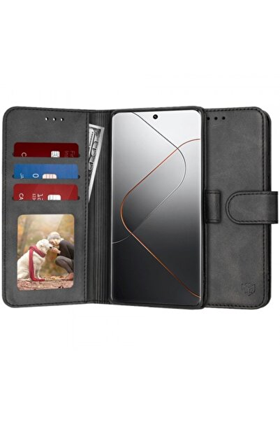 Stef's Cat Husă pentru Xiaomi 14 Pro, Jurnal, Negru