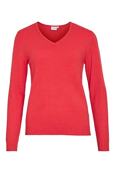 VILA Strickpullover VIRIL V-Ausschnitt