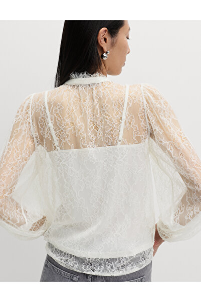Marks & Spencer Dantel Detaylı Bluz