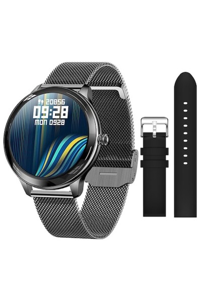 SOLTOY Έξυπνο ρολόι Ceas SOLTOY® Vex, έγχρωμη οθόνη OLED, Ultra Subtire, Blue...