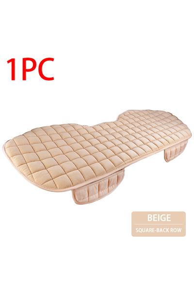 choice2 Choice Beigr Rear 1 pc SEAMETAL Winter Plush Car Seat Cover Warm Soft...