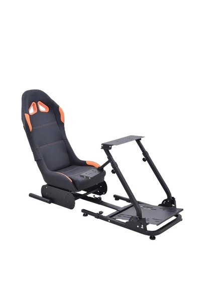 FlashHawk Racing Wheel Stand with Seat, Racing Gaming Chair Driving Cockpit for All Logitech G923 | G29 | G920