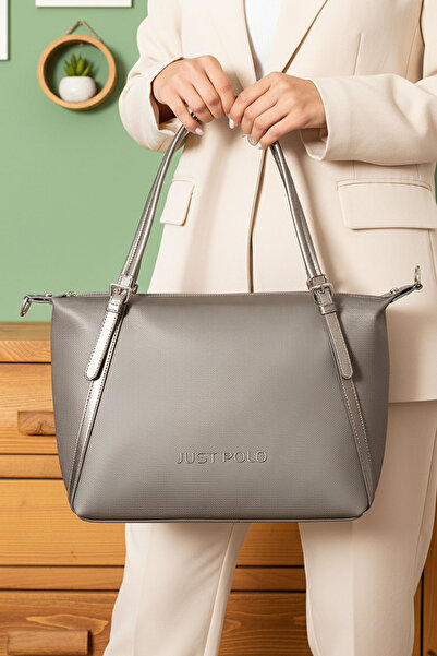 Just Polo Women's 4-Compartment Large Size Sports Long Strap Hand & Shoulder Bag (32X27 cm)