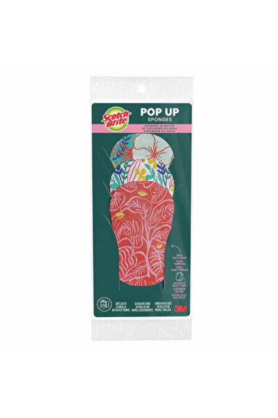 Scotch Brite 3-Piece Natural Cellulose Compressed Pop Up Sponges