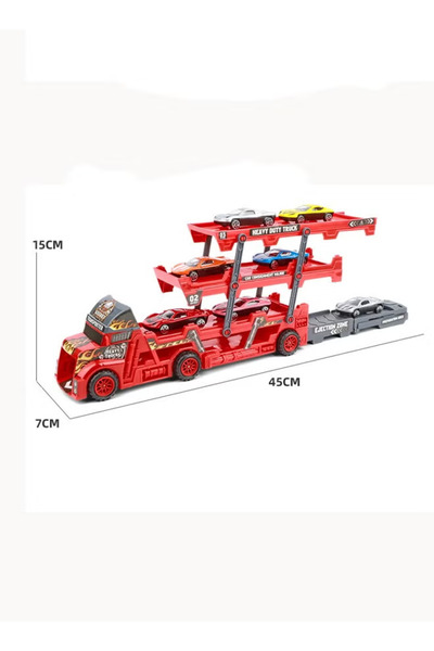 Generic Foldable Toy Truck Set Feedback Foldable Truck Toy With 8 Toy Cars