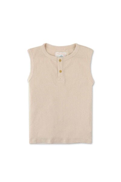 Gingersnaps Boys Solid Button-Front Tank Top