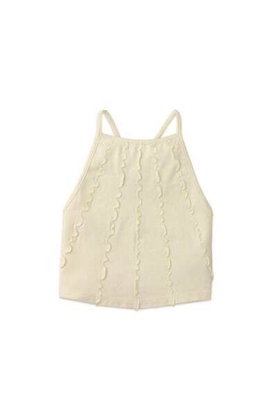 Gingersnaps Girls Ruffled Stripe Tank Top