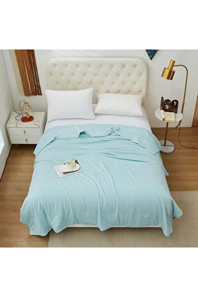 ShinyFlower لحاف بتقنية التبريد مصنوع من قماش البولي أميد بنسبة 100%، مقاس فردي 220×240 سم