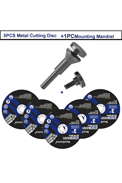 Choice 5 قطع 75 مم عجلة قطع معدنية صغيرة قرص قطع أداة كهربائية شفرة منشار دائ...