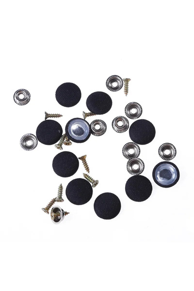 Choice 10 قطع من قماش السقف الداخلي للسيارة من Plaid Black، 10/30/60 قطعة، مش...