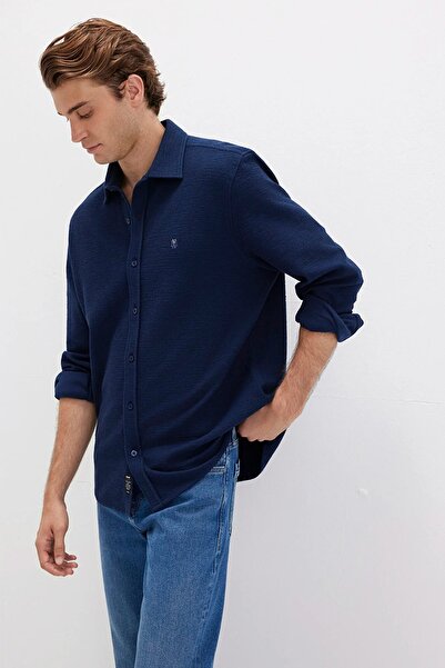 Mavi Erkek Lacivert Gömlek 0211789-70497